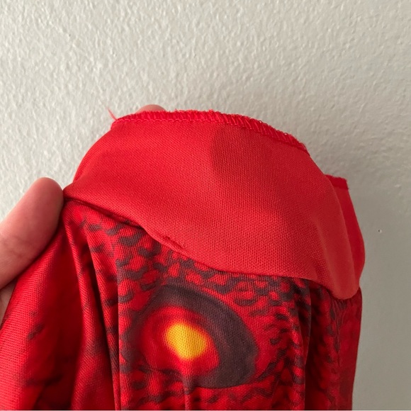 Hyde & Eek! | Red Dragon Overall Bodysuit Kids Halloween Costume - Picture 11 of 14